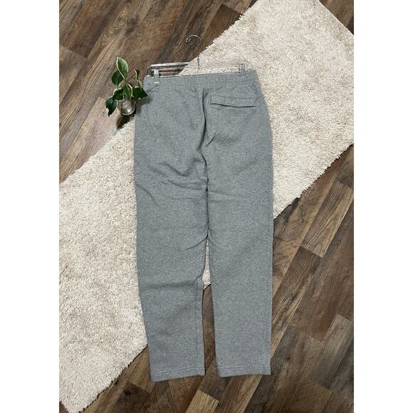Nike Size Medium Gray White Heather Pull On Drawstring Sweatpants - Picture 3 of 6